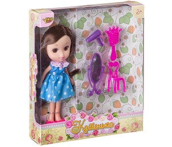 Кукла Катенька с набором Красотка 16,5 см Yako