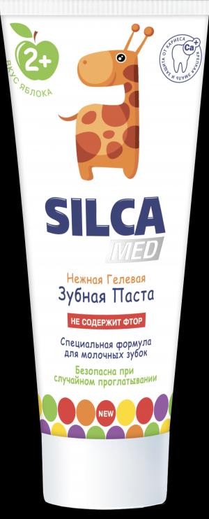 Зубная паста Силка Med яблоко, с 2 лет, 65 мл