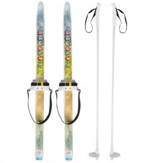 Лыжи с палками Быстрики (90 см)
