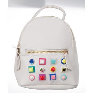 Рюкзак  для девочки Vitacci. Цвет: белый