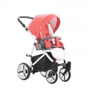 Коляска 2 в 1  Emilio New, цвет: красная сетка Aroteam