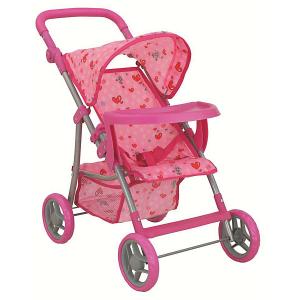 Коляска для кукол Buggy Boom, светло-розовая Melobo. Цвет: розовый
