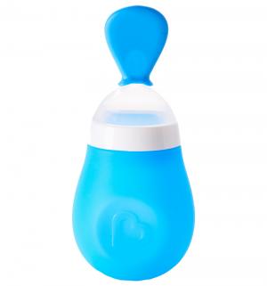 Ложка-бутылочка  для первого прикорма, цвет: голубой Munchkin
