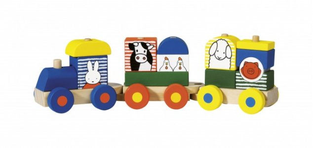 Деревянная игрушка  Поезд Miffy Totum