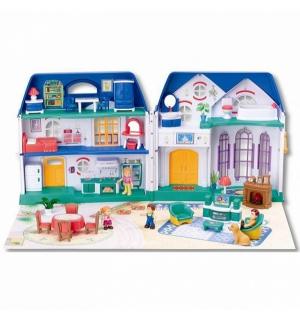 Игровой набор  My Happy Family Дом с предметами, сборный, музыкальный 70 см Keenway