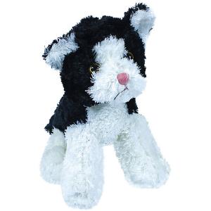 Мягкая игрушка  котенок, черно-белый, 23 см Teddykompaniet. Цвет: черный