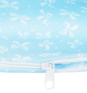 Наволочка Грация длина по краю 390 см, цвет: голубой Smart-textile