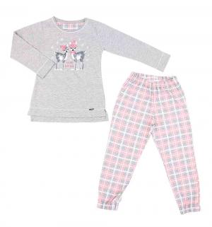 Пижама джемпер/брюки  Winter day, цвет: розовый Cornette
