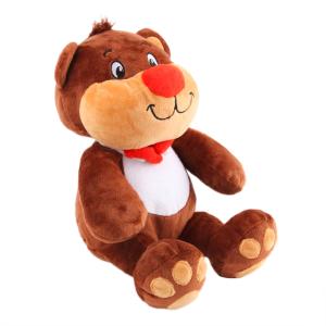 Мягкая игрушка  Медвежонок Веня 34 см цвет: коричневый СмолТойс