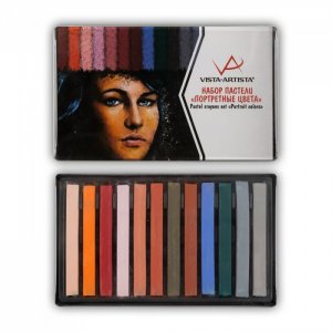 Набор пастели портретные цвета 12 цветов Vista-Artista