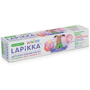 Зубная паста Lapikka Junior Клубничный мусс с кальцием и микроэлементами, 74 г R.O.C.S.