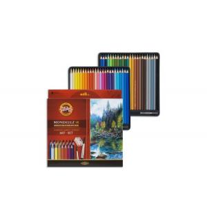 Акварельные карандаши  Mondeluz художественные 48 цветов Koh-I-Noor