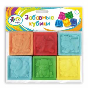 Развивающая игрушка  Кубики цветные (6 элементов) 62280 Ути Пути