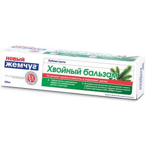 Зубная паста Новый Жемчуг Хвойный бальзам, 100 мл Невская косметика