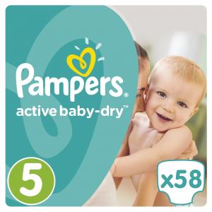 Подгузники  Active Baby Dry (11-18 кг) шт. Pampers