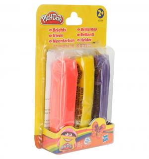 Набор для лепки из пластилина  3 цв. розовый/желтый/сиреневый Play-Doh