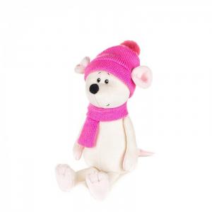 Мягкая игрушка  Luxury Мышка Мила в шапке и шарфе 21 см Maxitoys