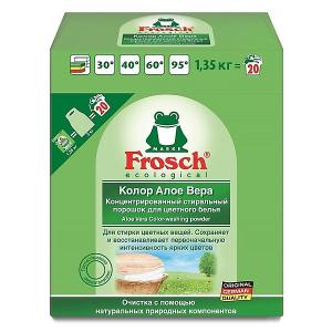 Стиральный порошок  Колор Алоэ Вера для цветного белья, 1,35 кг Frosch