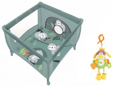 Манеж  Play Up и подвесная игрушка Жирафики Веселый щенок Baby Design