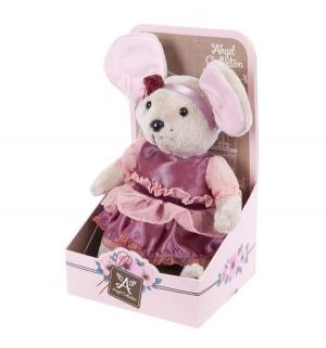 Мягкая игрушка  Lady mouse Мышка шарнирная Вишенка в малиновом платье Angel Collection
