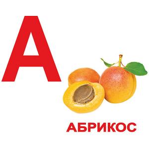 Набор обучающих карточек  Алфавит 34 штуки Вундеркинд с пелёнок