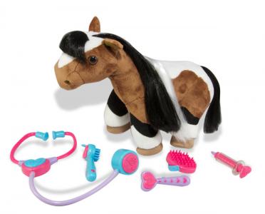Интерактивная игрушка  плюшевая лошадка Хлоя Breyer