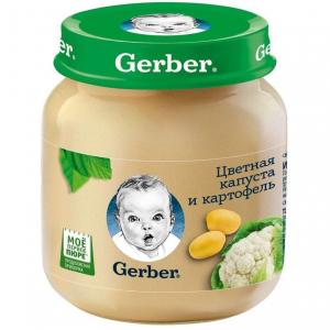 Пюре  цветная капуста-картофель с 5 месяцев, 130 г Gerber