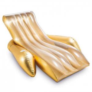 Надувное блестящее кресло для плавания 175х119х61 см Intex