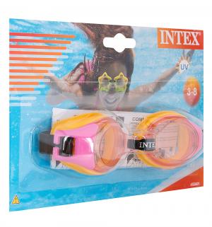 Очки для плавания  Юниор Желто-розовые Intex