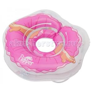 Круг для купания  Flipper на шею и плавания малышей Балерина 3D-дизайн ROXY-KIDS