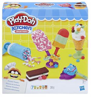 Набор для лепки из пластилина  Создай любимое мороженое розовый Play-Doh