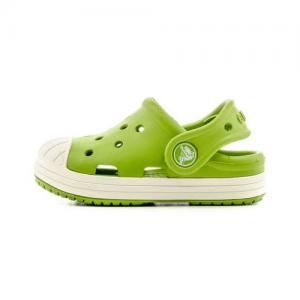 Сабо  Bump It Clog K PGr/Oys C8, цвет: зеленый Crocs