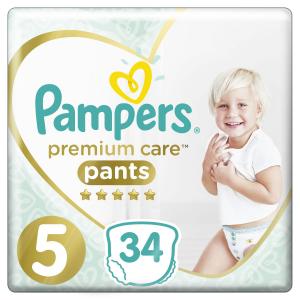 Трусики  Premium Care Pants 5 размер (12-17 кг) 34 шт. Pampers