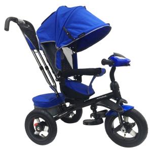 Трехколесный велосипед  Comfort 360° 12x10 AIR, цвет: синий Moby Kids