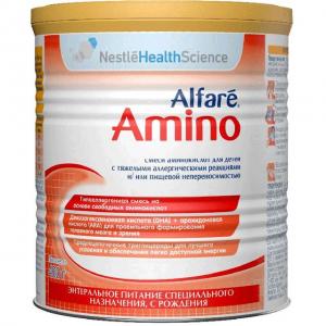 Лечебная смесь  Alfare Amino для диетотерапии детей с аллергией рождения, 400 г Nestle