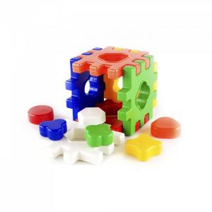Сортер  Развивающая игра Логический Куб Пластмастер