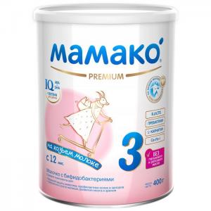 3 Молочная смесь на основе козьего молока 400 г Мамако
