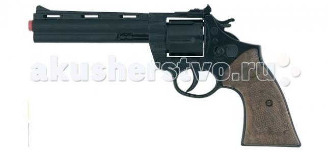 Игрушечное оружие Револьвер Police на 12 пистонов черный Gonher