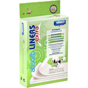 Вкладыши  Extra для многоразовых подгузников () 4 шт. Multi-Diapers
