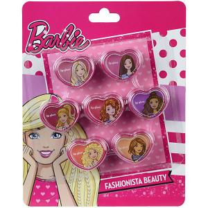 Детская декоративная косметика  Barbie, блески для губ Markwins