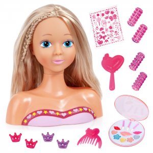 Кукла Модель Top model для причесок с косметикой 27 см Bayer