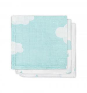 Комплект полотенце 3 шт Clouds , цвет: зеленый Jollein