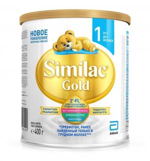 Молочная смесь  Gold 1 0-6 месяцев, 400 г, шт Similac