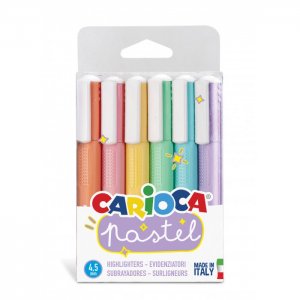 Фломастеры  Pastel 6 цветов Carioca