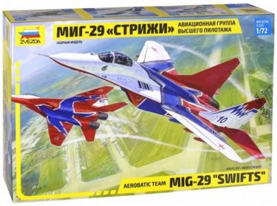 Самолет МиГ-29 Стрижи 1:72 190 элементов Звезда