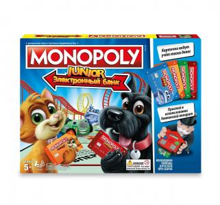Настольная игра  Монополия Джуниор с картами Monopoly