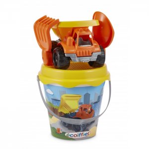 Детский набор для песочницы Ведерко с грузовиком Ecoiffier