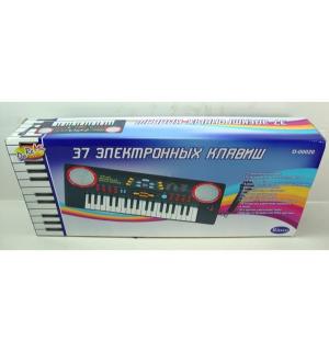 Дореми Синтезатор 37 клавиш с микрофоном черный Abtoys