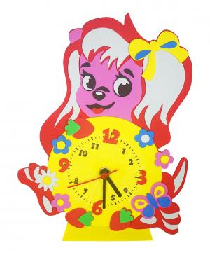 Набор для творчества из фоамирана Собачка - часы Color KIT