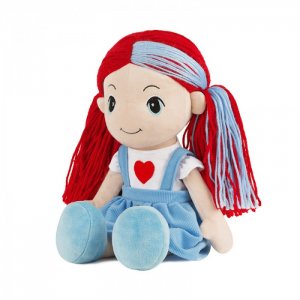 Кукла Стильняшка в сарафане с сердцем 40 см Maxitoys